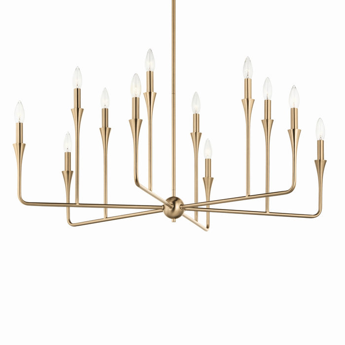 Myhouse Lighting Kichler - 52692CPZ - 12 Light Chandelier - Alvaro - Champagne Bronze