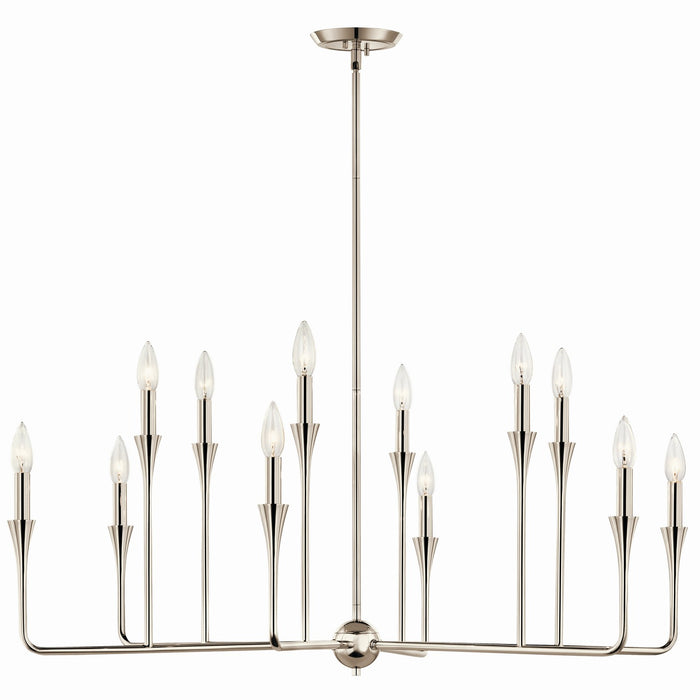 Myhouse Lighting Kichler - 52692PN - 12 Light Chandelier - Alvaro - Polished Nickel