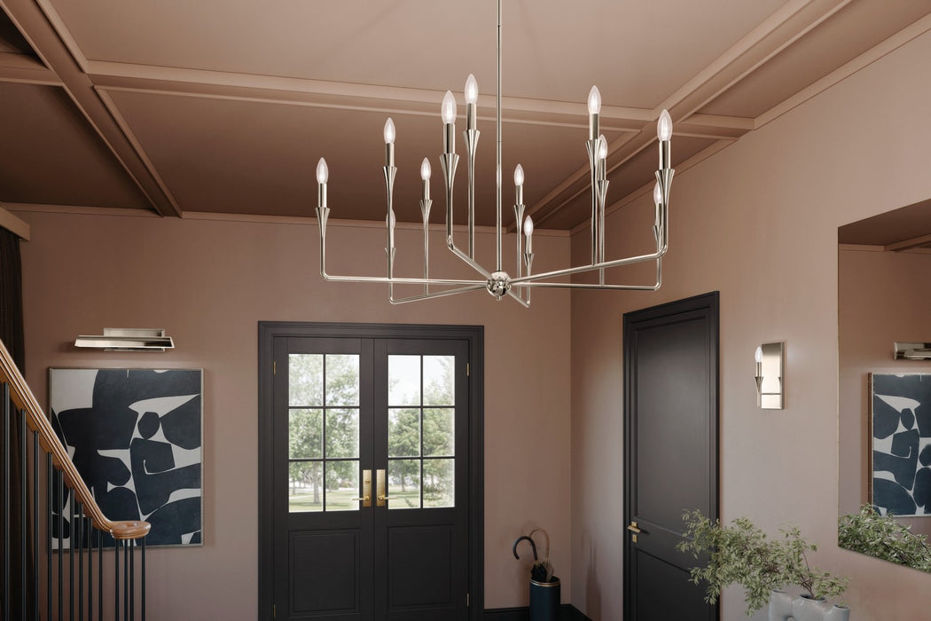 Myhouse Lighting Kichler - 52692PN - 12 Light Chandelier - Alvaro - Polished Nickel