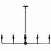 Myhouse Lighting Kichler - 52693BK - Eight Light Linear Chandelier - Alvaro - Black