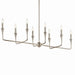 Myhouse Lighting Kichler - 52693PN - Eight Light Linear Chandelier - Alvaro - Polished Nickel