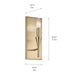 Myhouse Lighting Kichler - 52694CPZ - One Light Wall Sconce - Alvaro - Champagne Bronze