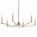 Myhouse Lighting Kichler - 52695CPZ - Six Light Chandelier - Malene - Champagne Bronze