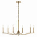 Myhouse Lighting Kichler - 52695CPZ - Six Light Chandelier - Malene - Champagne Bronze