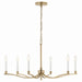 Myhouse Lighting Kichler - 52695CPZ - Six Light Chandelier - Malene - Champagne Bronze