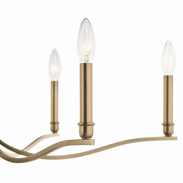 Myhouse Lighting Kichler - 52695CPZ - Six Light Chandelier - Malene - Champagne Bronze