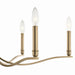 Myhouse Lighting Kichler - 52695CPZ - Six Light Chandelier - Malene - Champagne Bronze