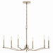 Myhouse Lighting Kichler - 52695PN - Six Light Chandelier - Malene - Polished Nickel