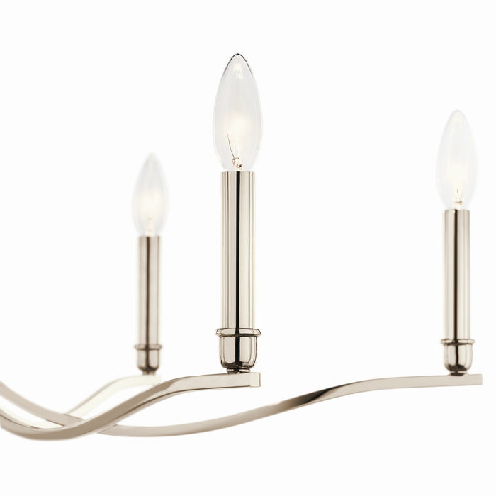 Myhouse Lighting Kichler - 52695PN - Six Light Chandelier - Malene - Polished Nickel