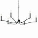 Myhouse Lighting Kichler - 52696BK - Six Light Chandelier - Malene - Black