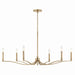 Myhouse Lighting Kichler - 52696CPZ - Six Light Chandelier - Malene - Champagne Bronze