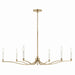 Myhouse Lighting Kichler - 52696CPZ - Six Light Chandelier - Malene - Champagne Bronze