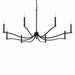 Myhouse Lighting Kichler - 52697BK - Eight Light Chandelier - Malene - Black