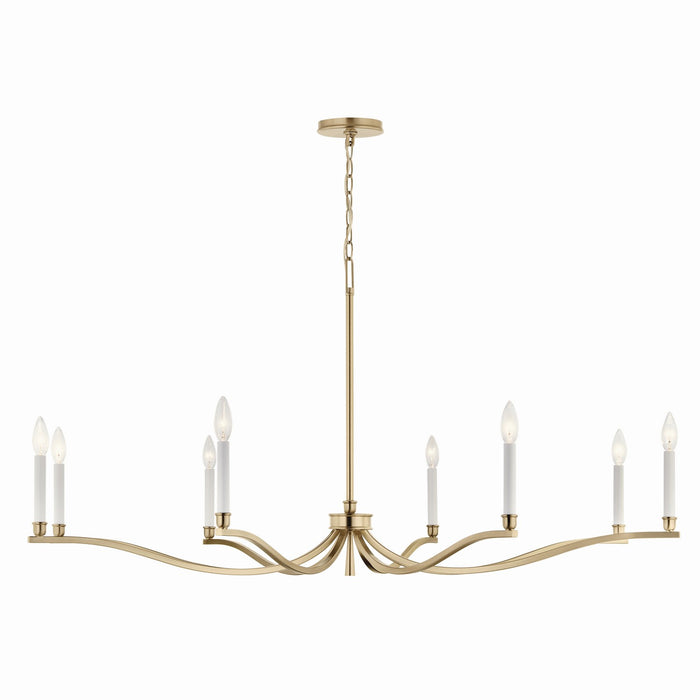 Myhouse Lighting Kichler - 52697CPZ - Eight Light Chandelier - Malene - Champagne Bronze