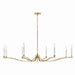 Myhouse Lighting Kichler - 52697CPZ - Eight Light Chandelier - Malene - Champagne Bronze