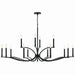 Myhouse Lighting Kichler - 52698BK - 14 Light Chandelier - Malene - Black