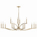 Myhouse Lighting Kichler - 52698CPZ - 14 Light Chandelier - Malene - Champagne Bronze