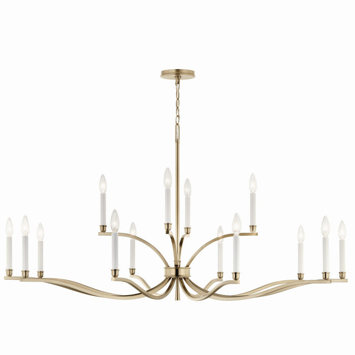 Myhouse Lighting Kichler - 52698CPZ - 14 Light Chandelier - Malene - Champagne Bronze