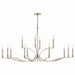 Myhouse Lighting Kichler - 52698PN - 14 Light Chandelier - Malene - Polished Nickel