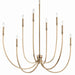 Myhouse Lighting Kichler - 52699CPZ - Eight Light Foyer Chandelier - Malene - Champagne Bronze