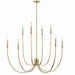 Myhouse Lighting Kichler - 52699CPZ - Eight Light Foyer Chandelier - Malene - Champagne Bronze