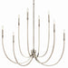 Myhouse Lighting Kichler - 52699PN - Eight Light Foyer Chandelier - Malene - Polished Nickel