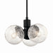 Myhouse Lighting Kichler - 52700BK - Three Light Chandelier - Silvarious - Black