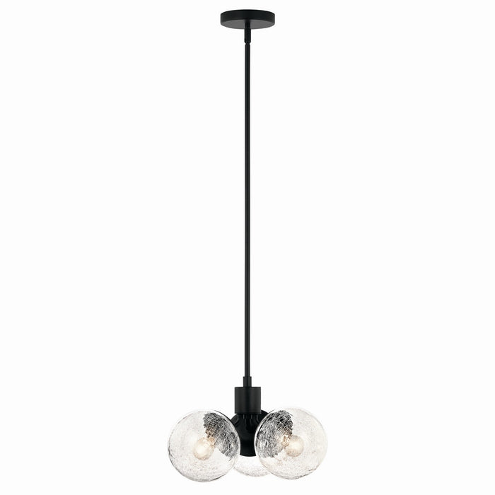 Myhouse Lighting Kichler - 52700BK - Three Light Chandelier - Silvarious - Black