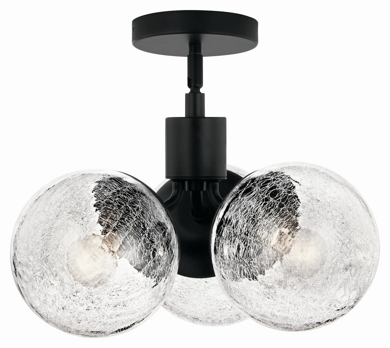 Myhouse Lighting Kichler - 52700BK - Three Light Chandelier - Silvarious - Black