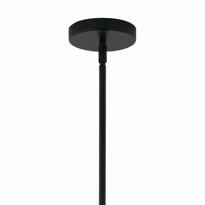 Myhouse Lighting Kichler - 52700BKCLR - Three Light Chandelier - Silvarious - Black