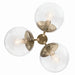 Myhouse Lighting Kichler - 52700CPZCLR - Three Light Chandelier - Silvarious - Champagne Bronze