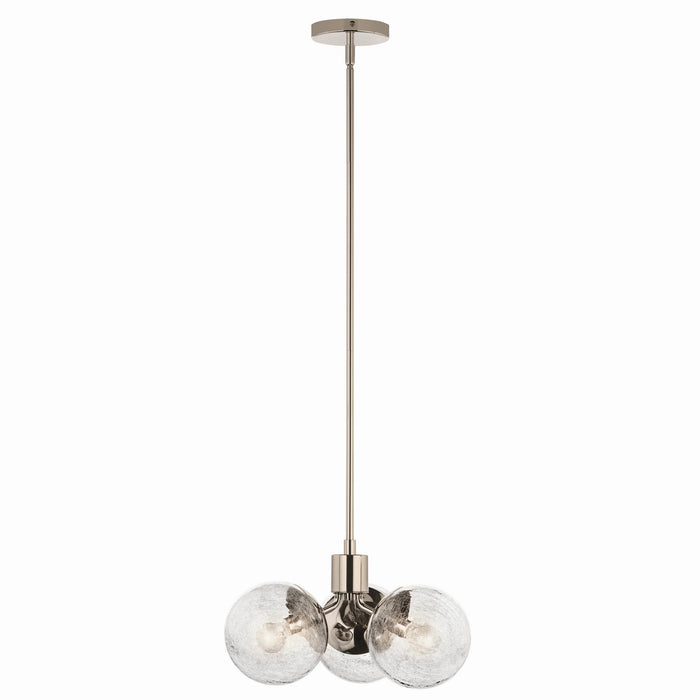 Myhouse Lighting Kichler - 52700PN - Three Light Chandelier - Silvarious - Polished Nickel