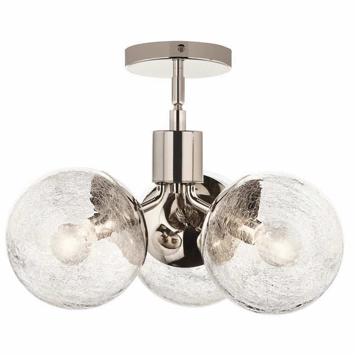 Myhouse Lighting Kichler - 52700PN - Three Light Chandelier - Silvarious - Polished Nickel