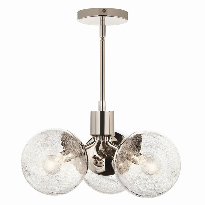 Myhouse Lighting Kichler - 52700PN - Three Light Chandelier - Silvarious - Polished Nickel