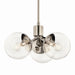 Myhouse Lighting Kichler - 52700PNCLR - Three Light Chandelier - Silvarious - Polished Nickel