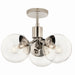 Myhouse Lighting Kichler - 52700PNCLR - Three Light Chandelier - Silvarious - Polished Nickel