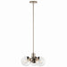 Myhouse Lighting Kichler - 52700PNCLR - Three Light Chandelier - Silvarious - Polished Nickel