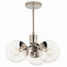 Myhouse Lighting Kichler - 52700PNCLR - Three Light Chandelier - Silvarious - Polished Nickel