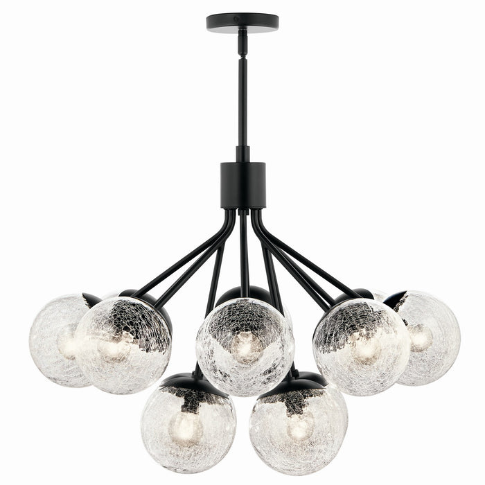 Myhouse Lighting Kichler - 52701BK - 12 Light Chandelier Convertible - Silvarious - Black