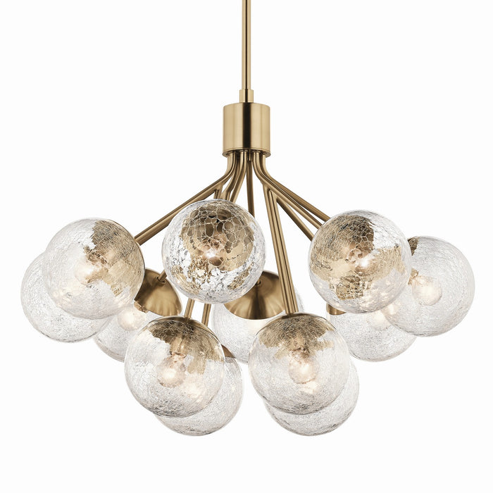 Myhouse Lighting Kichler - 52701CPZ - 12 Light Chandelier Convertible - Silvarious - Champagne Bronze