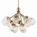 Myhouse Lighting Kichler - 52701CPZ - 12 Light Chandelier Convertible - Silvarious - Champagne Bronze