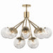 Myhouse Lighting Kichler - 52701CPZ - 12 Light Chandelier Convertible - Silvarious - Champagne Bronze