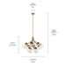 Myhouse Lighting Kichler - 52701CPZCLR - 12 Light Chandelier Convertible - Silvarious - Champagne Bronze