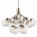 Myhouse Lighting Kichler - 52701PNCLR - 12 Light Chandelier Convertible - Silvarious - Polished Nickel