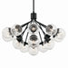 Myhouse Lighting Kichler - 52702BK - 16 Light Chandelier Convertible - Silvarious - Black