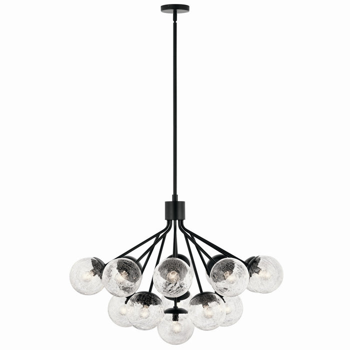 Myhouse Lighting Kichler - 52702BK - 16 Light Chandelier Convertible - Silvarious - Black