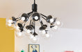 Myhouse Lighting Kichler - 52702BKCLR - 16 Light Chandelier Convertible - Silvarious - Black