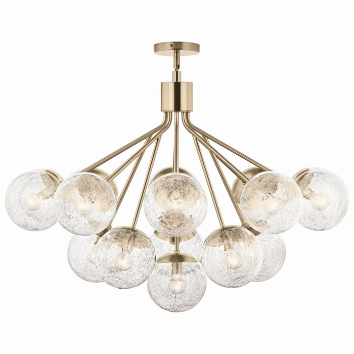 Myhouse Lighting Kichler - 52702CPZ - 16 Light Chandelier Convertible - Silvarious - Champagne Bronze