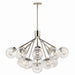 Myhouse Lighting Kichler - 52702PN - 16 Light Chandelier Convertible - Silvarious - Polished Nickel