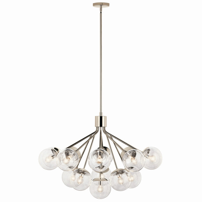 Myhouse Lighting Kichler - 52702PNCLR - 16 Light Chandelier Convertible - Silvarious - Polished Nickel